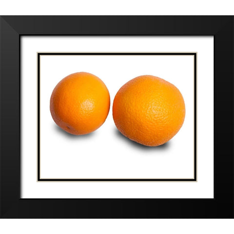 Orangen Duo Black Modern Wood Framed Art Print with Double Matting by Brosius, Volker