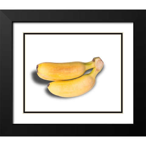 Bananas Black Modern Wood Framed Art Print with Double Matting by Brosius, Volker