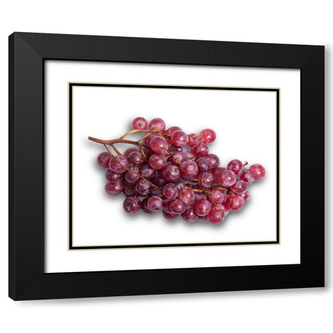 Trauben Black Modern Wood Framed Art Print with Double Matting by Brosius, Volker