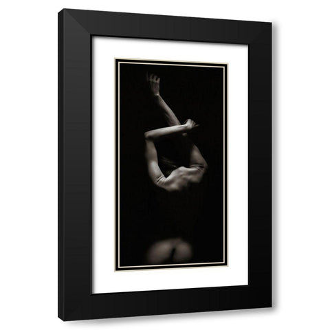 Grace Black Modern Wood Framed Art Print with Double Matting by Milillo, Marco