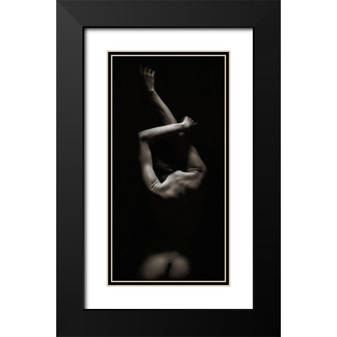 Grace Black Modern Wood Framed Art Print with Double Matting by Milillo, Marco
