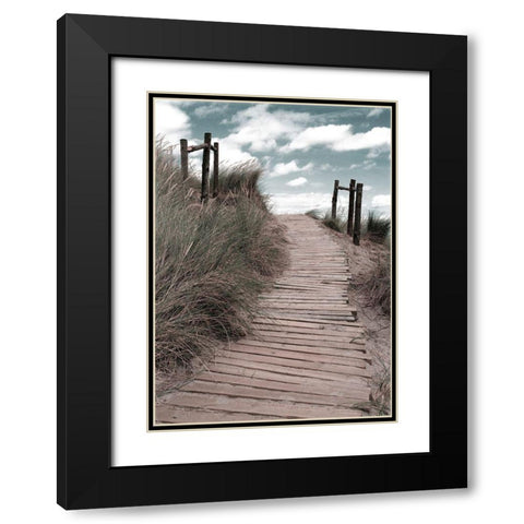 Follow your Heart Black Modern Wood Framed Art Print with Double Matting by Copeland, Gill