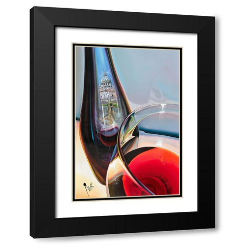 Couleurs DItalie 2019 Black Modern Wood Framed Art Print with Double Matting by Heneuy, William