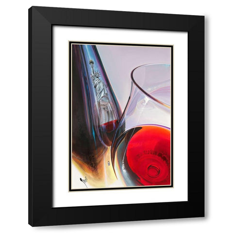 Spirit of USA 2019 Black Modern Wood Framed Art Print with Double Matting by Heneuy, William