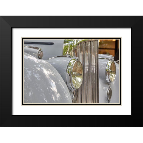 Classic Car II Black Modern Wood Framed Art Print with Double Matting by Hillert, Peter