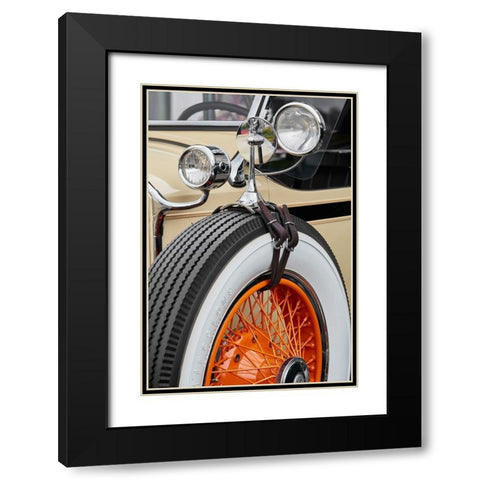 Classic Car IV Black Modern Wood Framed Art Print with Double Matting by Hillert, Peter