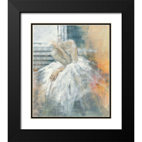 Light Black Modern Wood Framed Art Print with Double Matting by Declercq, Huguette