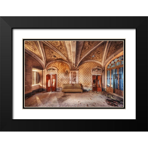 Whats Left Behind Black Modern Wood Framed Art Print with Double Matting by Haker, Matthias