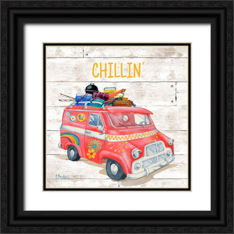 Forest Voyage I - Wood Black Ornate Wood Framed Art Print with Double Matting by Brent, Paul