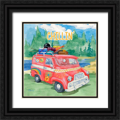 Forest Voyage I Black Ornate Wood Framed Art Print with Double Matting by Brent, Paul