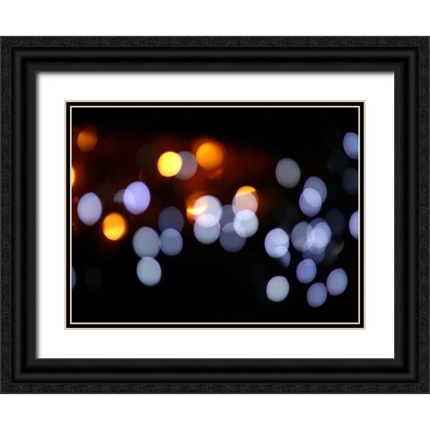 Abstract 8 Black Ornate Wood Framed Art Print with Double Matting by Lee, Rachel