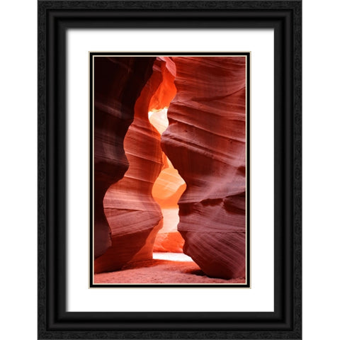 Antelope Canyon 9 Black Ornate Wood Framed Art Print with Double Matting by Lee, Rachel