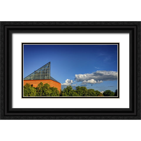 Aquarium Sky Black Ornate Wood Framed Art Print with Double Matting by Lee, Rachel