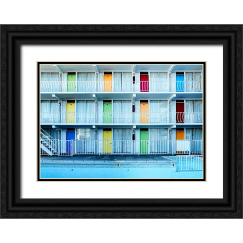 Architectural 8 Black Ornate Wood Framed Art Print with Double Matting by Lee, Rachel