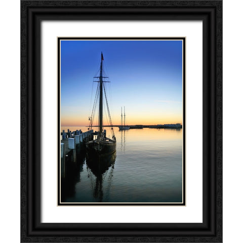Beach 9 Black Ornate Wood Framed Art Print with Double Matting by Lee, Rachel