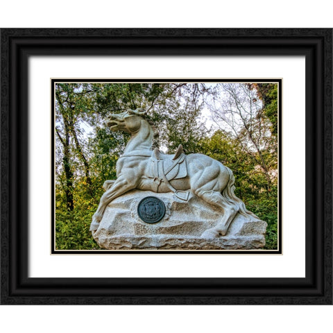 Chickamauga 10 Black Ornate Wood Framed Art Print with Double Matting by Lee, Rachel