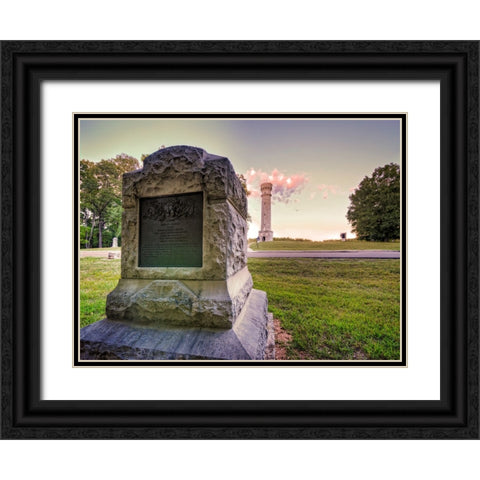 Chickamauga 11 Black Ornate Wood Framed Art Print with Double Matting by Lee, Rachel