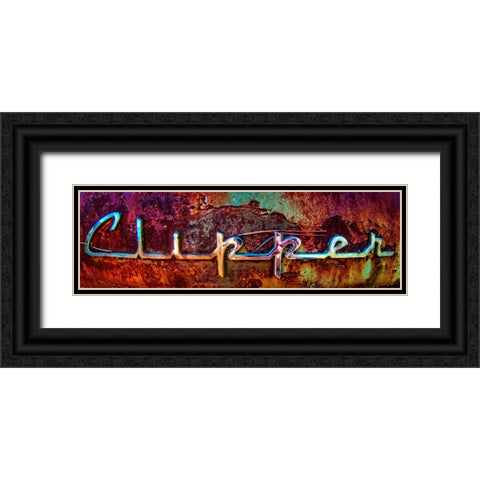 Clipper Black Ornate Wood Framed Art Print with Double Matting by Lee, Rachel