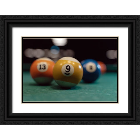 Games 2 Black Ornate Wood Framed Art Print with Double Matting by Lee, Rachel