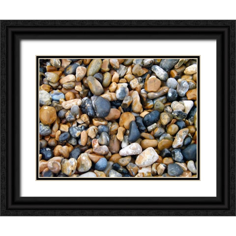 Rocks 10 Black Ornate Wood Framed Art Print with Double Matting by Lee, Rachel