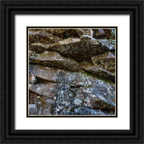 Rocks 5 Black Ornate Wood Framed Art Print with Double Matting by Lee, Rachel