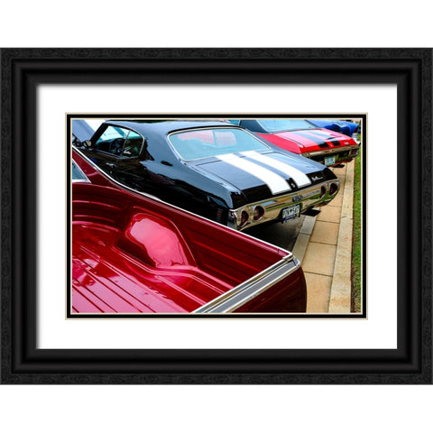 Chevelle Black Ornate Wood Framed Art Print with Double Matting by Malone, Will