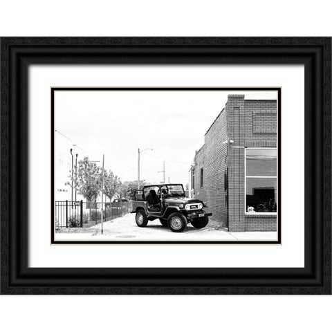 Land Cruiser Black Ornate Wood Framed Art Print with Double Matting by Malone, Will