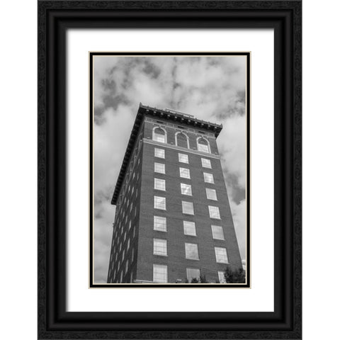 Sky Windows 2 Vertical BW Black Ornate Wood Framed Art Print with Double Matting by Malone, Will