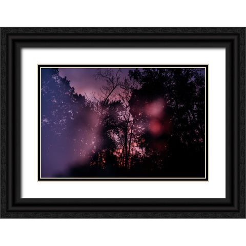 Sunset 1 Black Ornate Wood Framed Art Print with Double Matting by Malone, Will