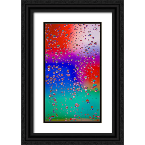 Neon Black Ornate Wood Framed Art Print with Double Matting by Malone, Will