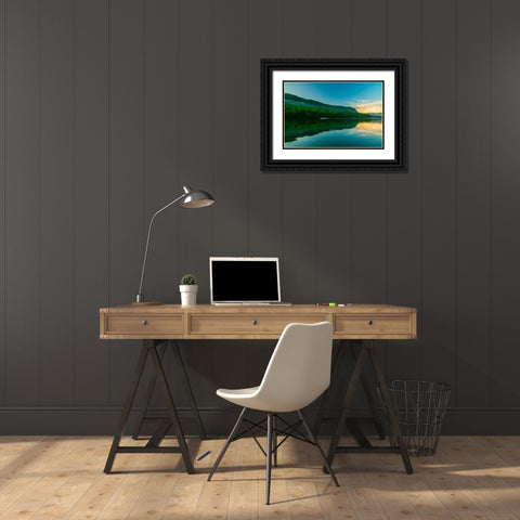 Escape Black Ornate Wood Framed Art Print with Double Matting by Malone, Will