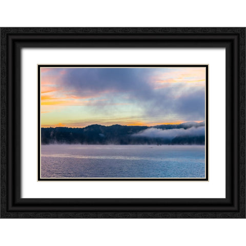 Rain on Me Black Ornate Wood Framed Art Print with Double Matting by Malone, Will