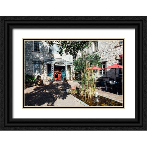 Hospital Black Ornate Wood Framed Art Print with Double Matting by Malone, Will