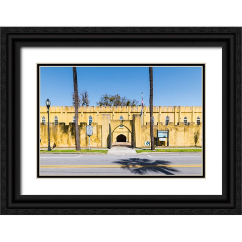 Arsenal 2 Black Ornate Wood Framed Art Print with Double Matting by Malone, Will