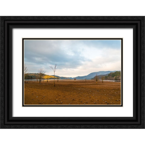 Dried Out 2 Black Ornate Wood Framed Art Print with Double Matting by Malone, Will