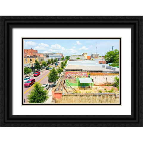 Jackson St 3 Black Ornate Wood Framed Art Print with Double Matting by Malone, Will