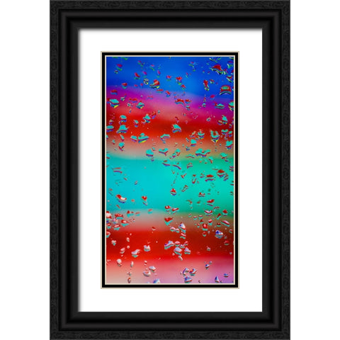 Neon 2 Black Ornate Wood Framed Art Print with Double Matting by Malone, Will