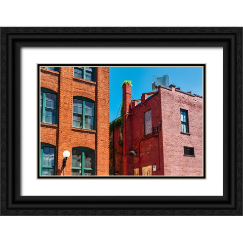 Palmetto Alley Black Ornate Wood Framed Art Print with Double Matting by Malone, Will