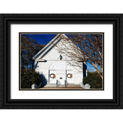 Pelzer Pres 2 Black Ornate Wood Framed Art Print with Double Matting by Malone, Will