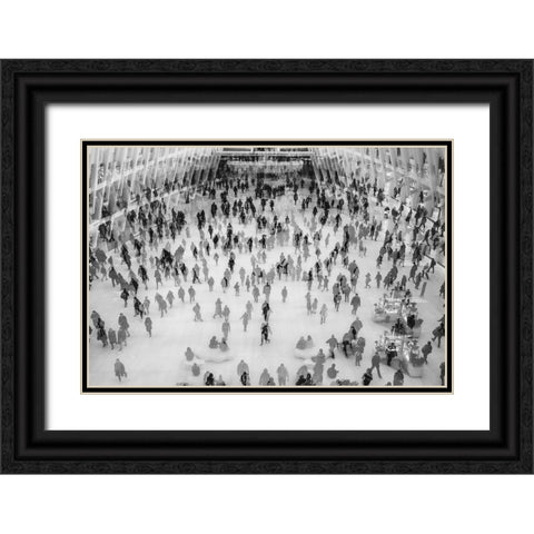 Rush Hour 2 Black Ornate Wood Framed Art Print with Double Matting by Malone, Will