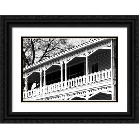 Smythe House 2 Black Ornate Wood Framed Art Print with Double Matting by Malone, Will