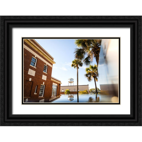 Thomasville Oasis Black Ornate Wood Framed Art Print with Double Matting by Malone, Will