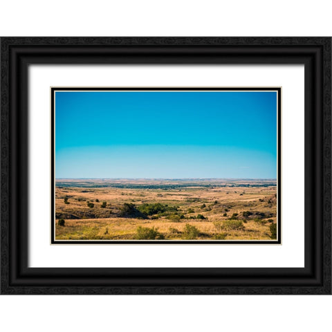 Amarillo Sky Black Ornate Wood Framed Art Print with Double Matting by Malone, Will