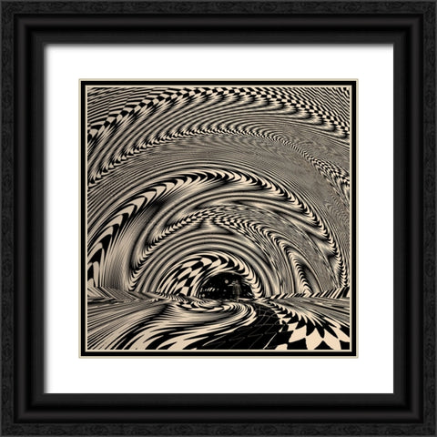 Portal Black Ornate Wood Framed Art Print with Double Matting by Wonder, Howie