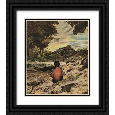 Time Passed Black Ornate Wood Framed Art Print with Double Matting by Wonder, Howie