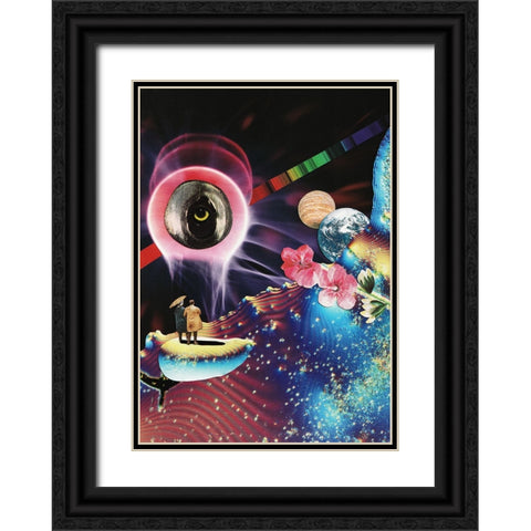 Visualize Black Ornate Wood Framed Art Print with Double Matting by Wonder, Howie