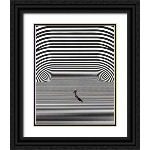 Untitled - Parallel Realities Black Ornate Wood Framed Art Print with Double Matting by Wonder, Howie