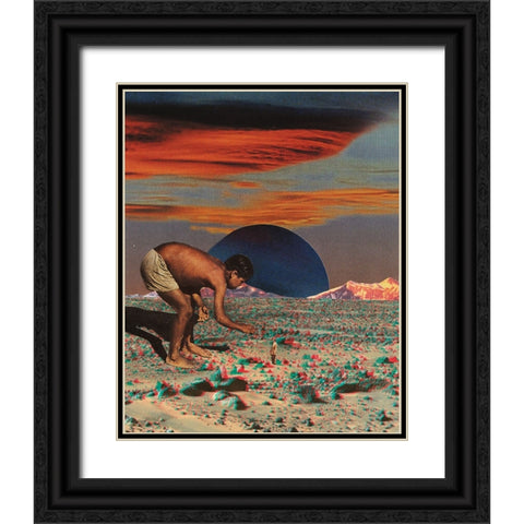 Untitled - Giant Black Ornate Wood Framed Art Print with Double Matting by Wonder, Howie