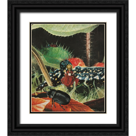 Untitled - Bug Lord Black Ornate Wood Framed Art Print with Double Matting by Wonder, Howie