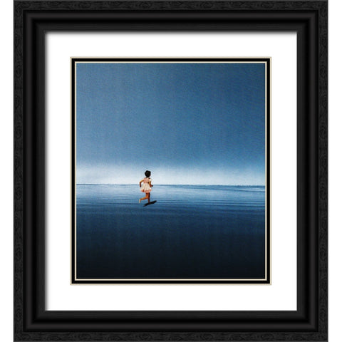 Weightless Black Ornate Wood Framed Art Print with Double Matting by Wonder, Howie